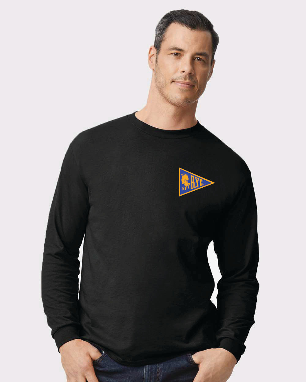 RYC Classic Dry Blend Long-Sleeve Crewneck Tee