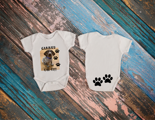 Custom baby onesie