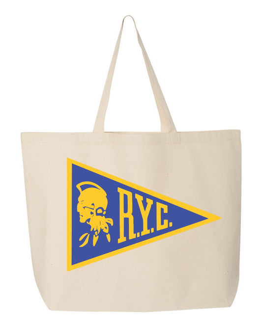 Riverside Yacht Club Canvas Tote – Personalized Coastal Carry