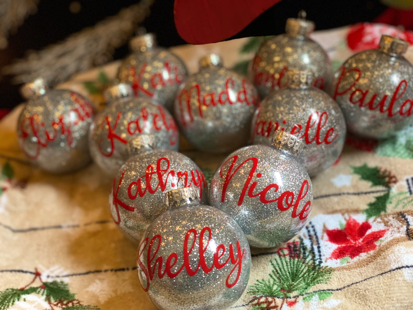 Personalized bulb ornaments