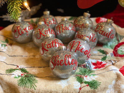 Personalized bulb ornaments